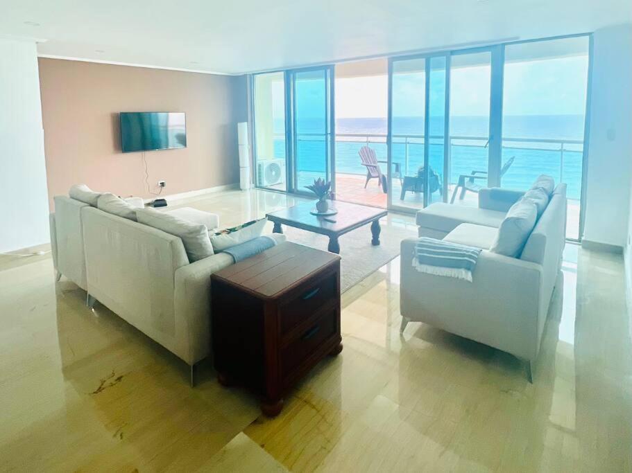 Beach Front Penthouse In Exclusive Tower Santo Domingo Eksteriør bilde